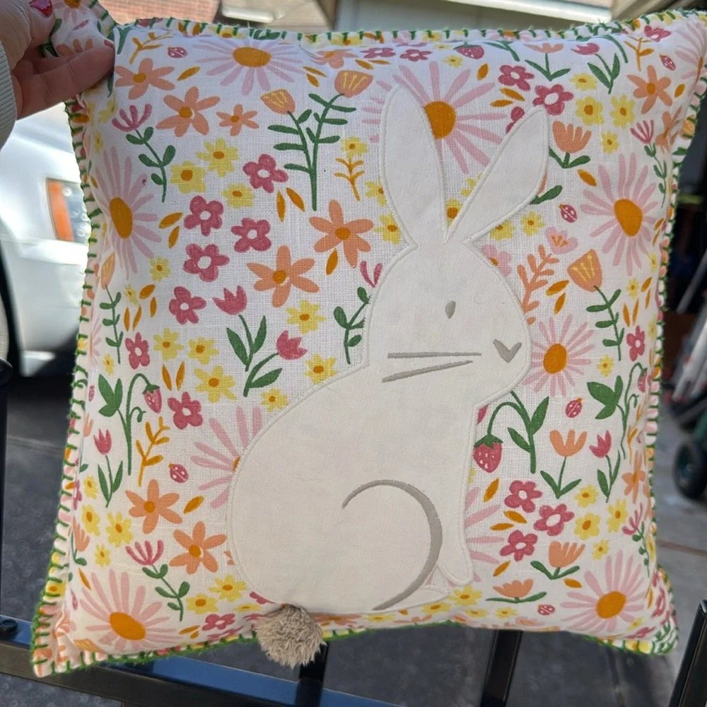 Easter Target Spritz Brand New Decorative Pillow 16 inches x 16 inches.